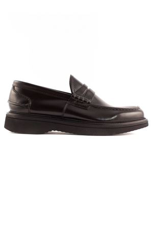 Dark Brown shiny leather loafer GREEN GEORGE | 202497